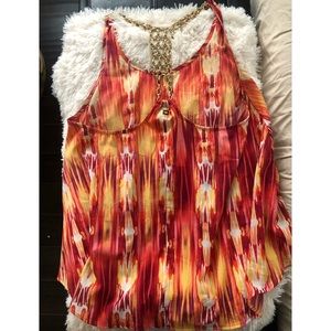 🍎 AppleBottoms Flowy Chain Top 🍎